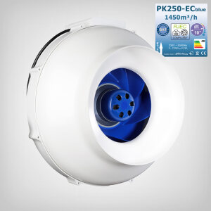 PK Rohrventilator 250-EC blue, 1450 m3/h (RJEC)