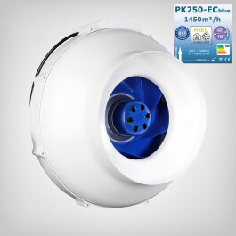 PK Rohrventilator 250-EC blue, 1450 m3/h (RJEC)