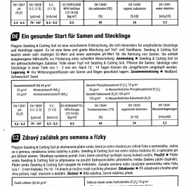 Plagron Seeding & Cutting Soil, 25 Liter