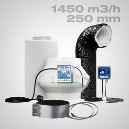 Lüftungsset Silent Digital 1450 Temperaturgesteuert