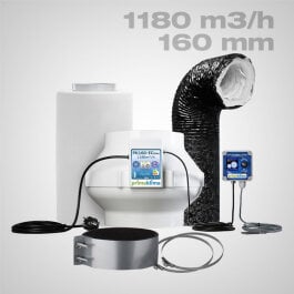 Lüftungsset Silent Digital 1180 Temperaturgesteuert