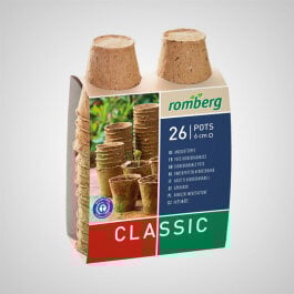 Romberg 26 Anzuchttöpfe Ø 6 cm biologisch