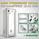 Growbox Komplettset LED GrowPRO XS + 1x Q3W, 120W