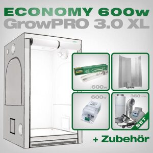 Growbox GrowPRO XL, Grow Set 600W Economy