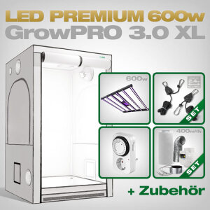 Growbox Komplettset LED GrowPRO XL, Lumatek ZEUS 600W PRO 3.1