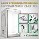 Growbox Komplettset LED GrowPRO XL, Lumatek ZEUS 600W PRO 3.1