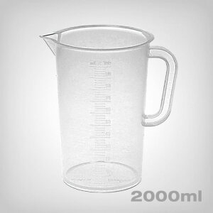 Messbecher mit 50ml Teilung, 2 Liter