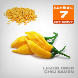 Lemon Drop Chili Samen, 10 Stk.