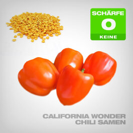 California Wonder Chili Samen, 10 Stk.