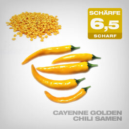 Cayenne Golden Chili Samen, 10 Stk.