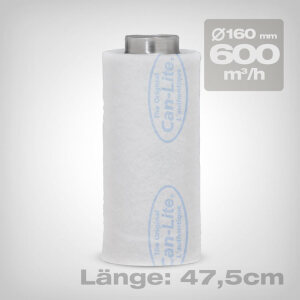Can-Lite Aktivkohlefilter, 600 m3/h, 160mm