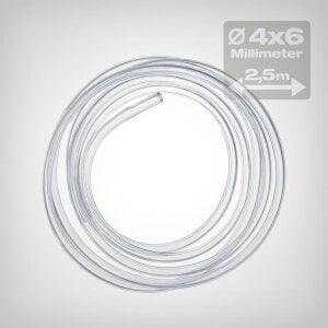 Luftschlauch 4x6mm 2,5 Meter