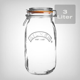 Kilner Weckglas mit Bügelverschluss rund, 3 Liter