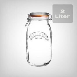Kilner Weckglas mit Bügelverschluss rund, 2 Liter
