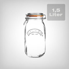 Kilner Weckglas mit Bügelverschluss rund, 1,5 Liter
