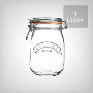 Kilner Weckglas mit Bügelverschluss rund, 1 Liter