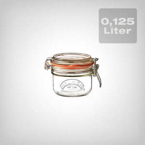 Kilner Weckglas mit Bügelverschluss rund, 125ml