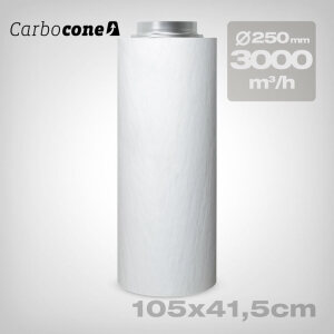 PrimaKlima Carbocone Aktivkohlefilter 3000 m3/h, ø 250mm
