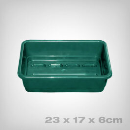 Garland Pflanzschale, grün, 23x17x6cm