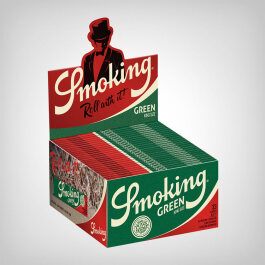 Smoking Grün King Size Longpaper aus Hanf (50er Box)