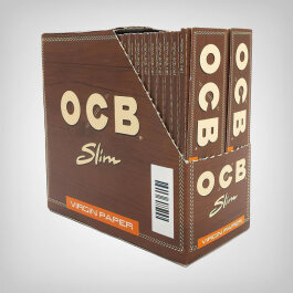 OCB Virgin ungebleicht King Size Slim Longpaper (50er Box)