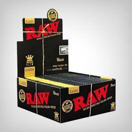 RAW Black Classic King Size Slim Longpaper (50er Box)