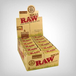 RAW Organic Hemp Rolls Slim (24er Box)