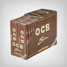 OCB Unbleached King Size Slim + Tips (32er Box)