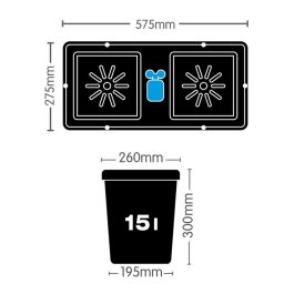 Autopot easy2grow Erweiterungsset 15L AQUAvalve5