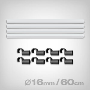 GrowPRO Space Booster Stangen-Set 60cm, 16mm