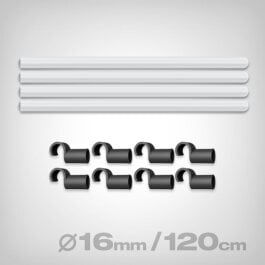 GrowPRO Space Booster Stangen-Set 120cm, 16mm