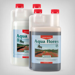 Canna Aqua Flores A & B, Blütedünger, 1 Liter