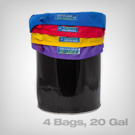 Lite Bubble Bag by BubbleMan, 4 Bag Kit, 75,5 Liter (20 gal)