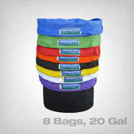 Lite Bubble Bag by BubbleMan, 8 Bag Kit, 75,5 Liter (20 gal)