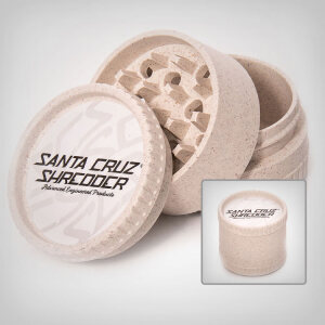 Santa Cruz 3-Piece Shredder White Grinder aus Hanf