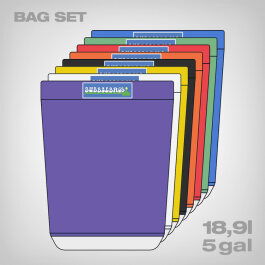 Original Bubble Bag by BubbleMan, 8 Bag Kit, 18,9 Liter (5 gal)