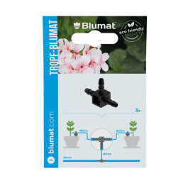 Blumat Mini-T-Stück 3-3-3mm, 3 Stk.