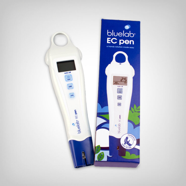 Bluelab EC-Pen EC-Messgerät wasserdicht für präzise Nährstoffanalyse | 0-10000 µS, Temperatur 0-50°C