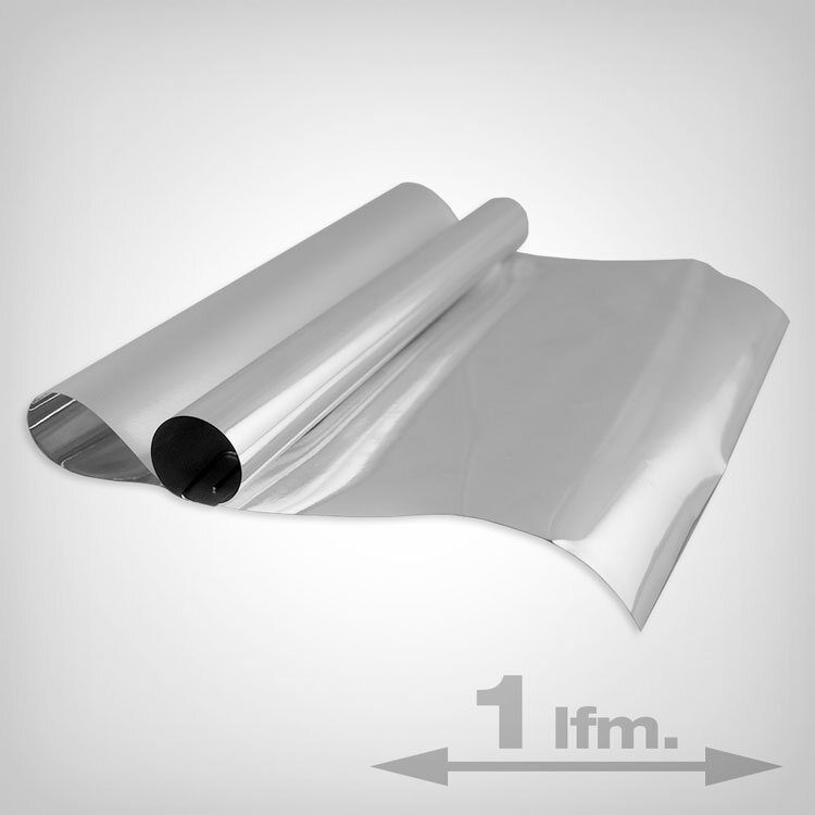 Reflexionsfolie Heavy Duty Silver 1,2m breit, lfm., 3,90 €