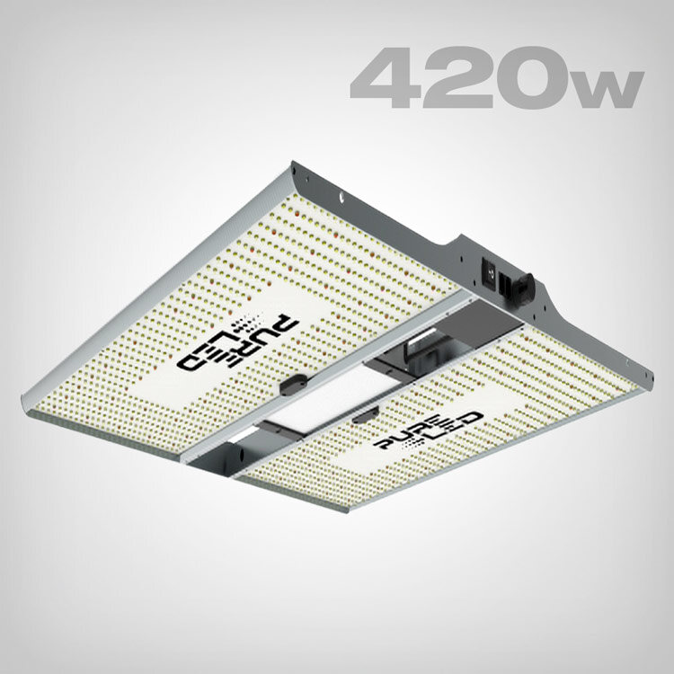 Pure LED Quantum Board Q420 V2 420W Vollspektrum für 120x120 cm | Stufenlos dimmbar für optimales Pflanzenwachstum und hohe Erträge