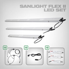 Sanlight FLEX II LED Set mit Netzteil und Kabel