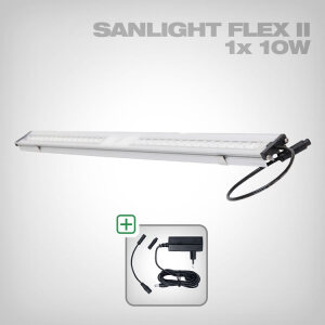 Sanlight FLEX II LED Set mit Netzteil und Kabel, 1x FLEX II 10