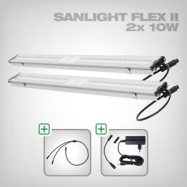 Sanlight FLEX II LED Set mit Netzteil und Kabel, 2x FLEX...