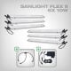 Sanlight FLEX II LED Set mit Netzteil und Kabel, 6x FLEX II 10