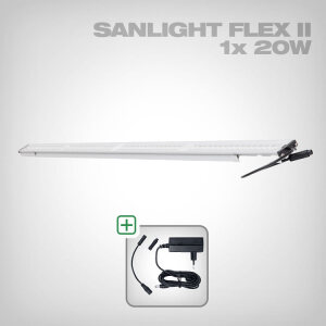 Sanlight FLEX II LED Set mit Netzteil und Kabel, 1x FLEX II 20