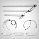 Sanlight FLEX II LED Set mit Netzteil und Kabel, 4x FLEX II 25