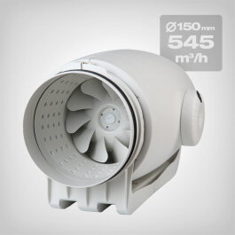 S&P Rohrventilator TD500/150 Ecowatt, geräuscharm