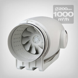S&P Rohrventilator TD1000/200 Ecowatt, geräuscharm