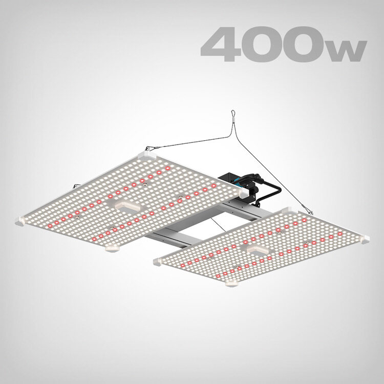 LUMii BLACK Blade LED Growlampe 400W für Indoor Growing | Vollspektrum 1040 µmol/s, Dimmbar, Hohe Effizienz, 50.000 Std. Lebensdauer