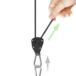 GrowPRO Seilzugratschen-Set, stufenlos verstellbar - B-Ware
